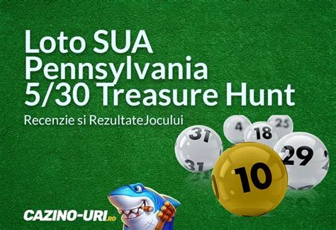 loto pennsylvania treasure hunt 5 30 results